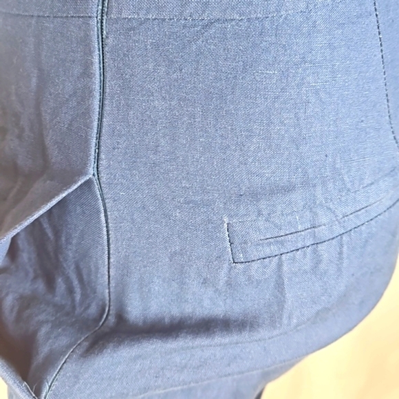 Vintage Arden B. Denim Sleeveless Strapless Shorts Romper, Blue, XS - Picture 2 of 7